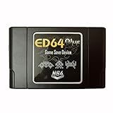 OSTENT PAL / NTSC ED64 Plus Game Save Device Cartridge Adaptador de tarjeta SD de 8GB compatible para juegos N64