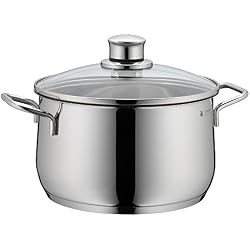 WMF Diadem Plus Faitout haut avec couvercle Acier inoxydable 18/10 20 cm