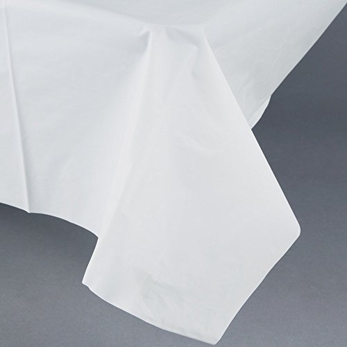 Amscan International Tischdecke, Kunststoff, rechteckig,, Frosty White - 2