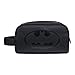 Black PU Batman Embossed Logo Wash Bag