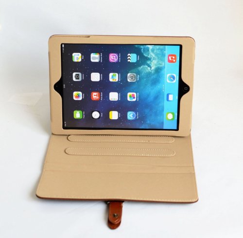 inShang Hülle für Apple iPad 2 iPad 3 iPad 4, Edles PU Leder Tasche Hülle Skins Etui Schutzhülle Ständer Smart Case Cover für Tablet iPad, Super Automatische Einschlaf-/Aufwach funktion, elegant Belt + buckle design + inShang Logo hochwertigen Stylus Eingabestift Stift - 2