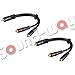 Produktbild 2 Adapter Splitter Kabel RCA 2 weiblich - 1 männlich Audio für Verstärker Sono