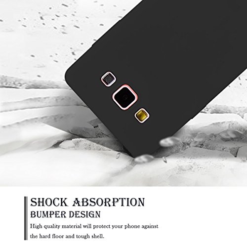 Funda Galaxy A5 2015  Galaxy A5 2015 Carcasa  SpiritSun Soft Carcasa Funda Dise  o Mate Opaco Ultrafina TPU Bumper para Samsung Galaxy A5 2015  5 0 pulgadas  Suave Silicona Piel Carcasa Ultra Delgado y Ligero Goma Flexible Anti-ara  azos Anti Golpes Parachoques Protectora Carcasa - Negro