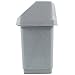 Curver Gray Plastic Flip / CLICK-IT Top Waste Bin, 1.5 L, EF500330
