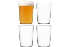 LSA International Gio Tumbler (large) 560 ml Clear | Set of 4 | Dishwasher Safe | GI18
