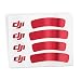 Produktbild DJI Sticker Aufkleber Rot glänzend Phantom 3 III Standard Advanced Professinal