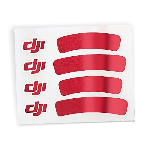 Preisvergleich Produktbild DJI Sticker Aufkleber Rot glänzend Phantom 3 III Standard Advanced Professinal