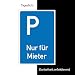 Produktbild Parkplatzschild - Nur für Mieter - 300x200mm - reflektierend RA1 Aluminiumverbund