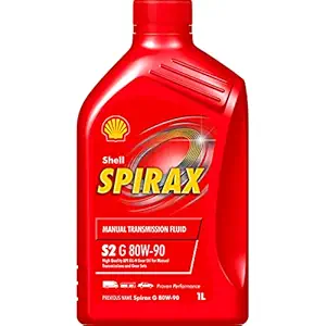 Shell Spirax S2 G 80W-90 API GL-4 Gear Oil for Cars of All Fuel Types (1 L)