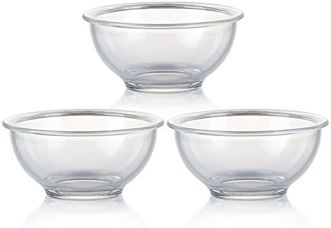 NNIU High Borosilicate Heat-resistant Glass Crisper, Household Instant Noodles Bowl , Fruit Salad Meal Boxes, Glass Tableware Sets(Three)