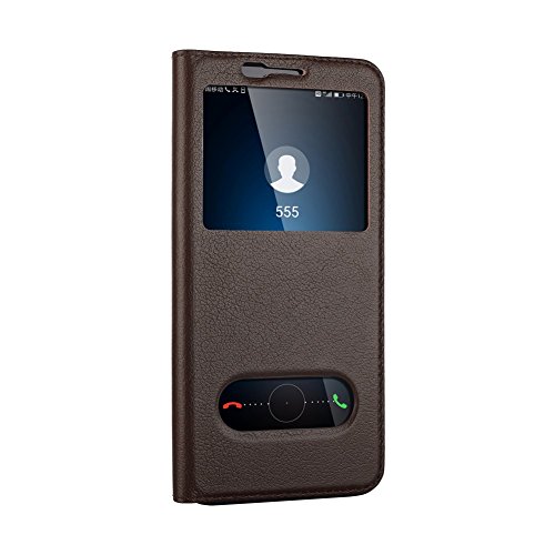 Mate 10 Lite H  lle DWaybox Foldable Stand Feature mit View Window Folio Schutzh  lle Slim Luxury Genuine Leather H  lle f  r HUAWEI Maimang 6   Mate 