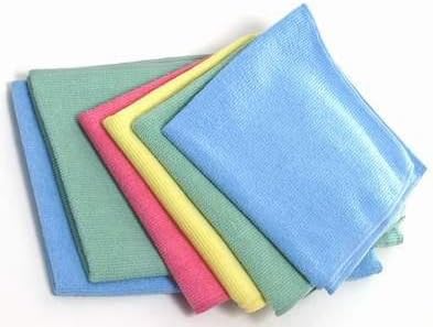 Radvac Microfibre Cleaning Cloths - Pack of 6 - Superior Washable Cleaning Cloths - Smear Free Finish!