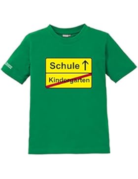 Schule Kindergarten Verkehrsschild - KIDS - T-SHIRT