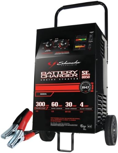 Schumacher SE-8050 4/30/60/200/300 Amp Manual Charger With Tester