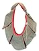 Produktbild ShadowJunkies BroodBAG grau rot Handtasche Handbag echt Leder Wildleder Brut Ei Drachen Dracula Mittelalter Zombie Steampunk