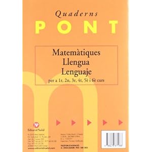 Pont. Quadern De Llengua. Canvi De Curs 6 (Pont (canvi De Curs))