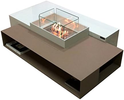 Bioethanol contemporary side table/bio-fireplace/bioethanol fireplace/bio ethanol fireplace in Lapitec and bio blaze