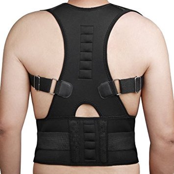 Acuario magnética postura Corrector espalda y ajustar su lomo Unisex tamaño XL. Alivia el dolor de la Mala postura y Realinea su lomo a la perfecta posición con postura apoyo.