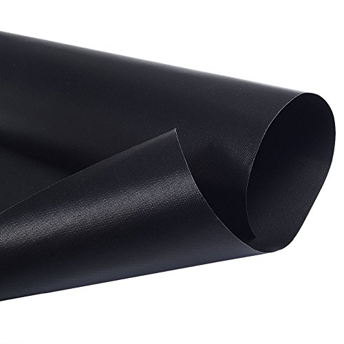 BBQ Grillmatten zum Grillen und Backen, 6er Set BBQ antihaft wiederverwendbar Grillmatte für Grill von Weber (Genesis), Charmglow, Brinkmann, Jenn Air, Uniflame, Lowes, und anderen Modellen-40x33cm(schwarz) (6) - 4