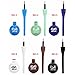 Elenxs Colorful Eyeliner Lollipop Shape Liquid Long Lasting Eye Makeup Eye liner White