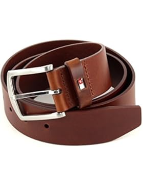 TOMMY HILFIGER New Denton Belt 4.0 W80 Dark Tan