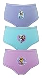 Disney Frozen 'Elsa & Anna' 3 Pack Girls Pants / Knickers