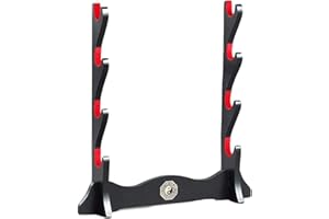 Z-fiber Porte-épée Japonais Velours rembourré Katana Stand samouraï Porte-épée présentoir Support Toutes Les épées,4 Tier