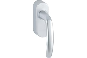 Ubiwizz UBI10804192 Poignée de Fenêtre connectée avec émetteur Radio, Gris