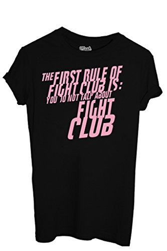 MUSH T-Shirt Fight Club - Film by Dress Your Style - Femme-L Noir