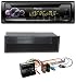 Produktbild caraudio24 Pioneer DEH-S210UI AUX CD USB MP3 1DIN Autoradio für Peugeot 207 307 Expert Partner