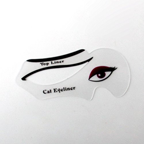 Quick Cat Eyeliner Stencil Card Smoky Eyes Models Template Shaper Guide Tool Medium