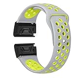 xue binghualoll Uhrenarmband, Silikonarmband WristStrap für Garmin Fenix ​​5X / 5X Plus Fenix ​​3 / 3HR Uhr
