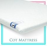 Baby Travel Cot Mattress 95 x 65 x 5 CM QUILTED fits most Graco/M&P Cots, Breathable Antiallergenic - ATM Brand