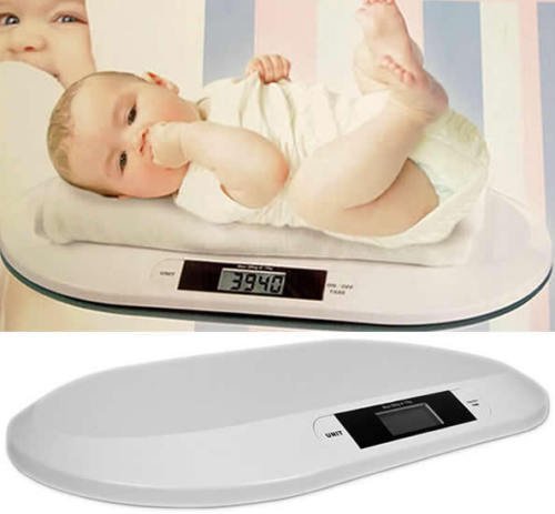 Garden Mile® PORTABLE TABLE TOP WHITE DIGITAL DISPLAY ELECTRONIC HOME BABY WEIGHING SCALES INFANT OR PET WEIGHING BATHROOM SCALES