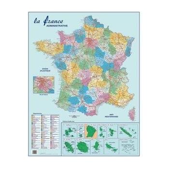 Carte Physique D’Israël (affiche Urale En Papier Plastifié) [GA] A1 Size 59.4 X 84.1 C Claire