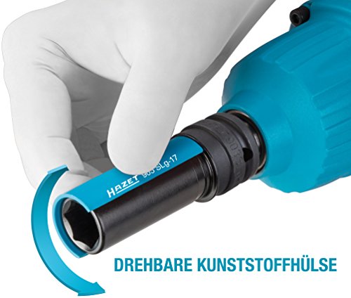 HAZET Schlag-, Maschinenschrauber-Steckschlüssel-Einsatz (6kt.) 903SLG-17 - 3
