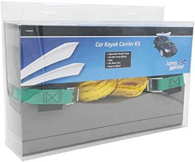 Jarvis Marine Car Kayak / Canoe Carrier Kit / Roof Rack Pads with Straps