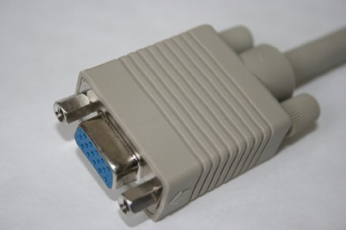 1m svga Verlängerungskabel – Premium-Qualität / video / multiple geschirmt / DB15 / Monitor / männlich zu weiblich / Blei - 4