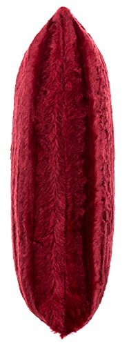 Hochwertiges exclusives Fellkissen – Fellimitat/Nerzoptik – besonders weich und kuschelig mit Füllung – Größe: 50×50 cm – Rot – Brandsseller - 3