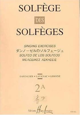 LEMOINE Solfège des Solfèges Volume 2A sans accompagnement