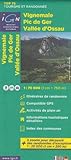  IGN TOP 75 Vignemale - Pic de Ger - Vallée d\'Ossau, Presqulle de Quiberon, 1:75 000/1: 25 000, topográfico mapa de senderismo, (Aquitania, Francia) IGN
