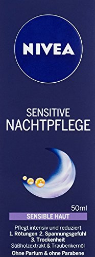 Nivea Sensitive Nachtpflege für sensible Haut, 50 ml - 3