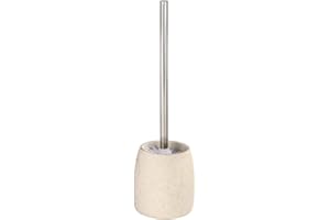 ‎WENKO WENKO Zestaw do WC Goa beżowy - uchwyt na szczotkę do WC, żywica syntetyczna, 11,8 x 38,5 x 11,8 cm, beżowy