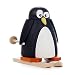 Produktbild DREGENO Pinguin mit Skiern, Figur aus Holz, Geschenk für Kinder, von DREGENO SEIFFEN 5 cm – Original erzgebirgische Handarbeit