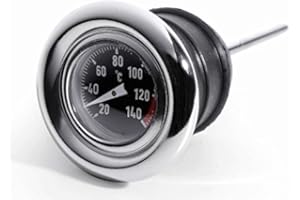 ZEMEX Öl Temperatur Messstab Celsius Thermometer für Harley Davidson Softail Sportster