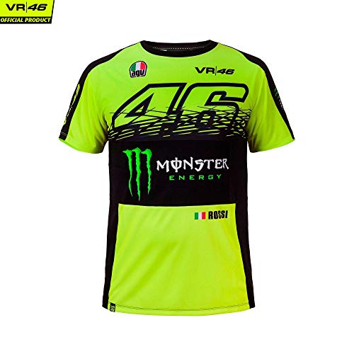 Preisvergleich Produktbild T-SHIRT UOMO VR46 OFFICIAL REPLICA MONZA MONSTER ENERGY 46 DRY FIT TG. XL