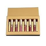Stayeal Lippenstifte Liquid Matt Lip Gloss Dauerrhaft Lip Liner Make up 6 Stück - 6