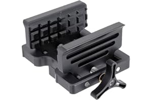 BRAVOVSKI Arca-Swiss Tripod Saddle Gewehrauflage für Dreibein, 1/4" und 3/8" Schraubenlöcher Stativ Sattelstütze, Schießauflagekopf, universelle Gewehrklemme für Jagd, Schießen, Zielübungen