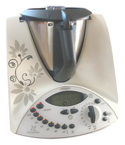 Aufkleber fr Vorwerk Thermomix TM31 St02 anthrazit/silbergrau Aufkleber fr Vorwerk Thermomix TM31 St02 anthrazit/silbergrau