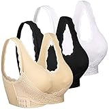 kreuzgurte gleitschirm ❤ Einzigartiges Design❤ - Die Haken- und Ösenbänder mit seitlichen Schnallen an der Vorderseite bieten doppelte Druckkraft, um die Brüste effektiver zu stützen. Das seidige Spitzendesign lässt Sie sexy und schön aussehen.